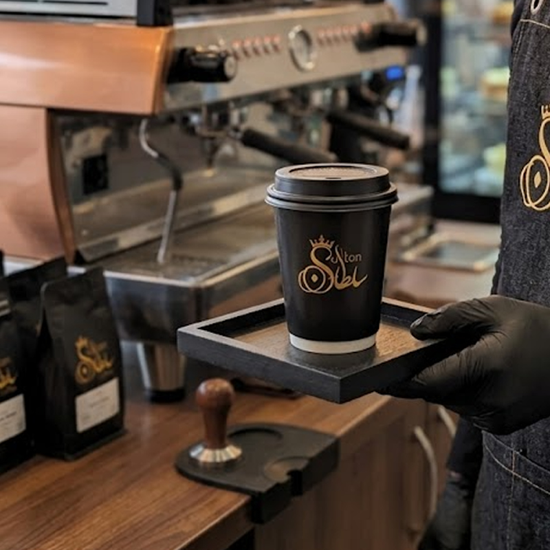 Custom printed paper coffee cups